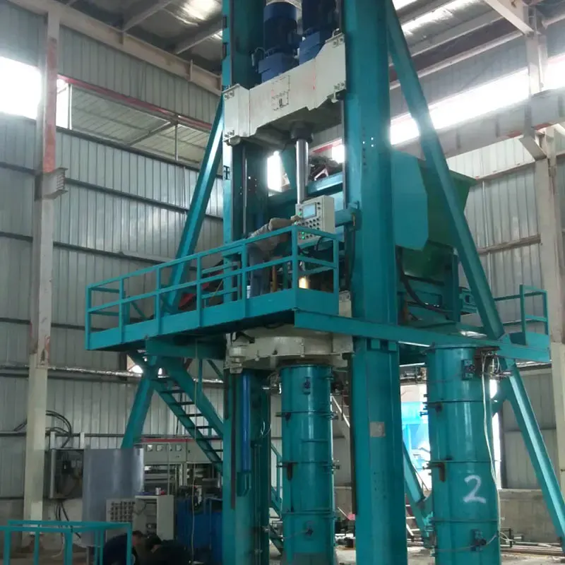 Eraikuntzaren industrian bloke hutsezko makinaren boterea askatuz