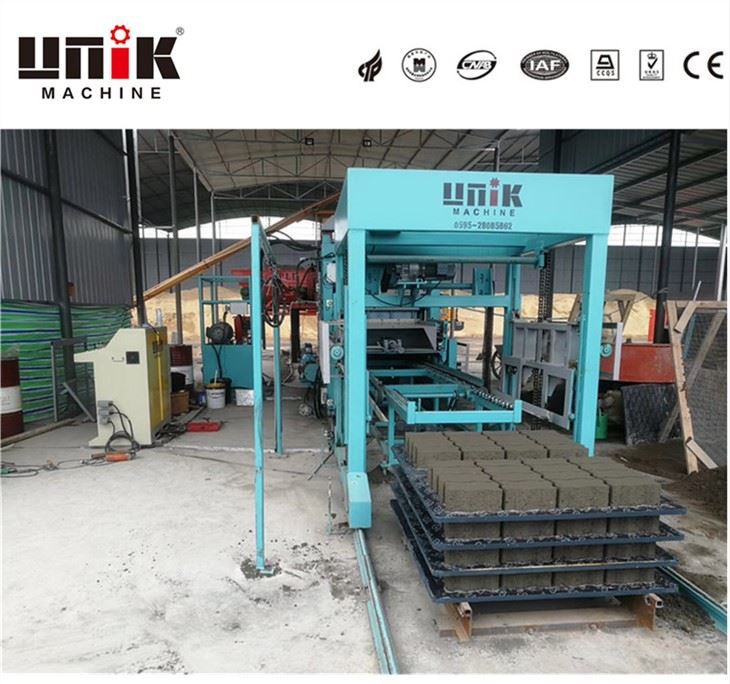 Paver Block Fabrikatzeko Makina